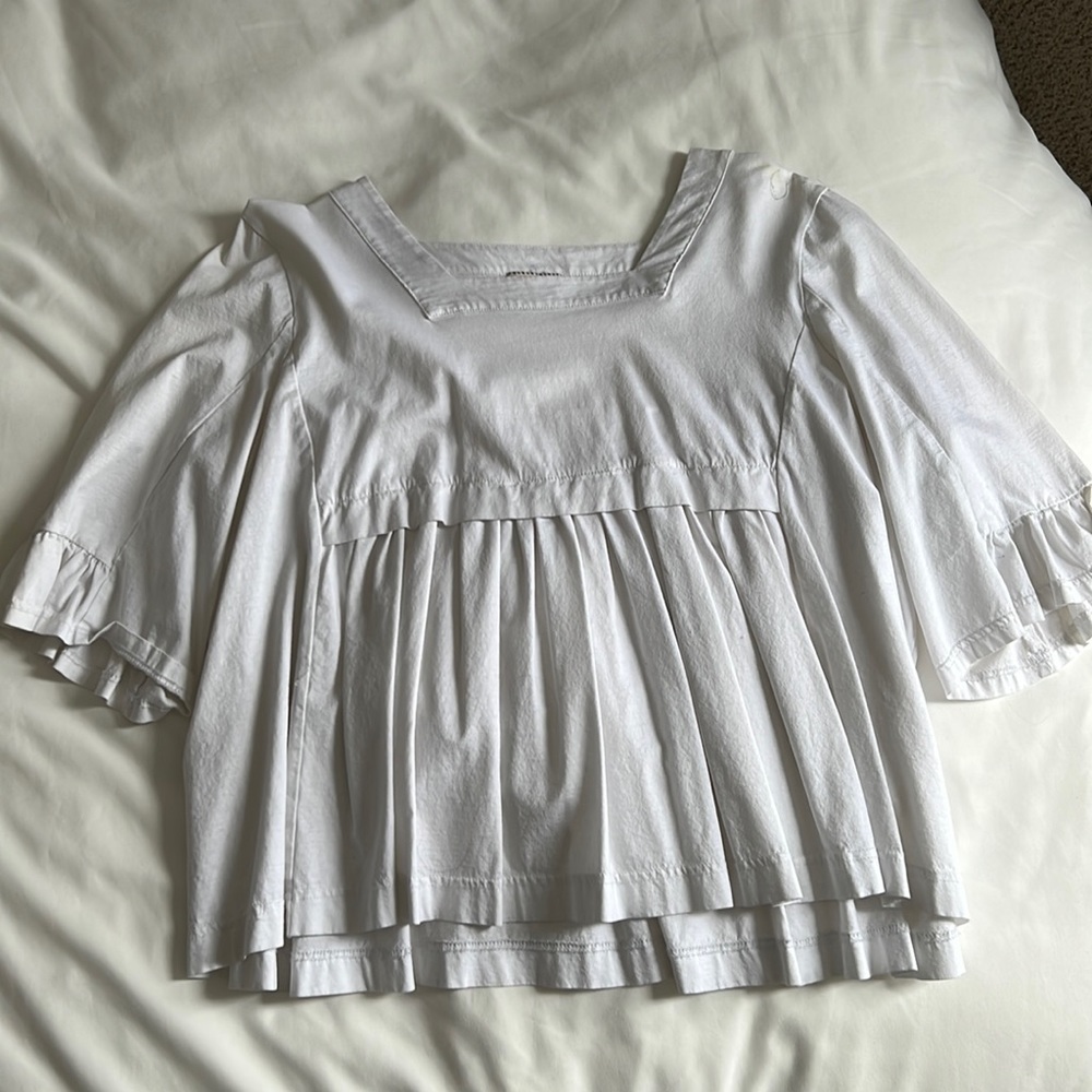 Ruffle Sleeve Top